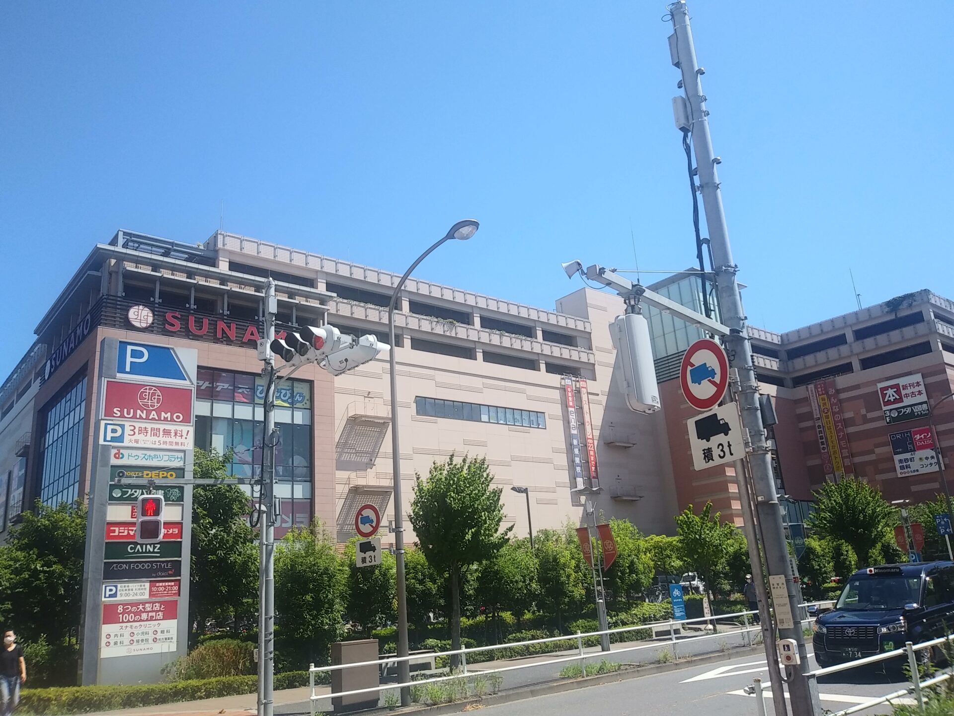 SUNAMO shopping center near Minami-sunamachi